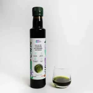 Huile de chanvre de graines entières